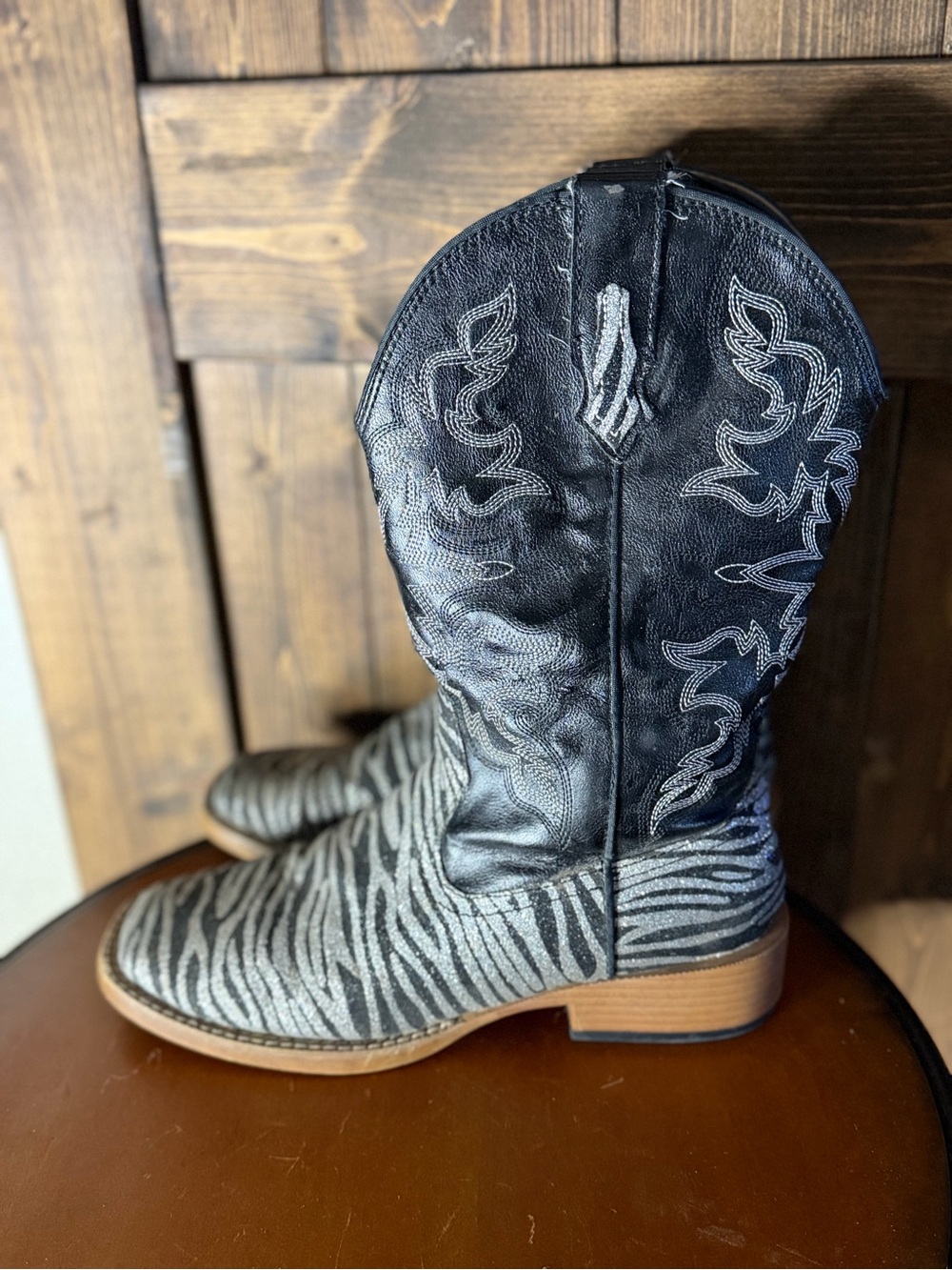 Roper Ladies Tan Leather Boots